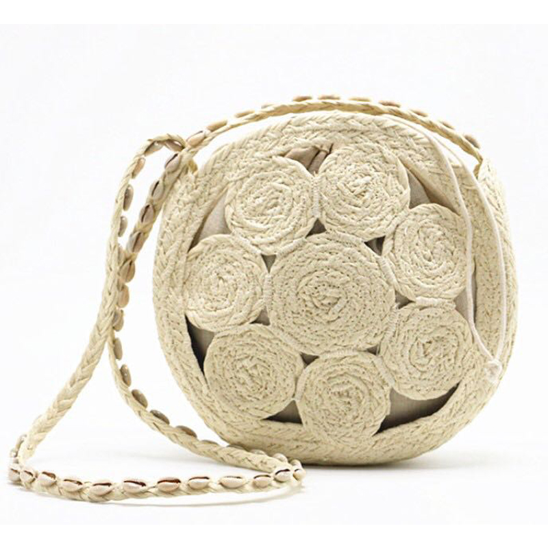 Circle Round Bag - Tas Bahu Tenun Tangan Liburan Wanita