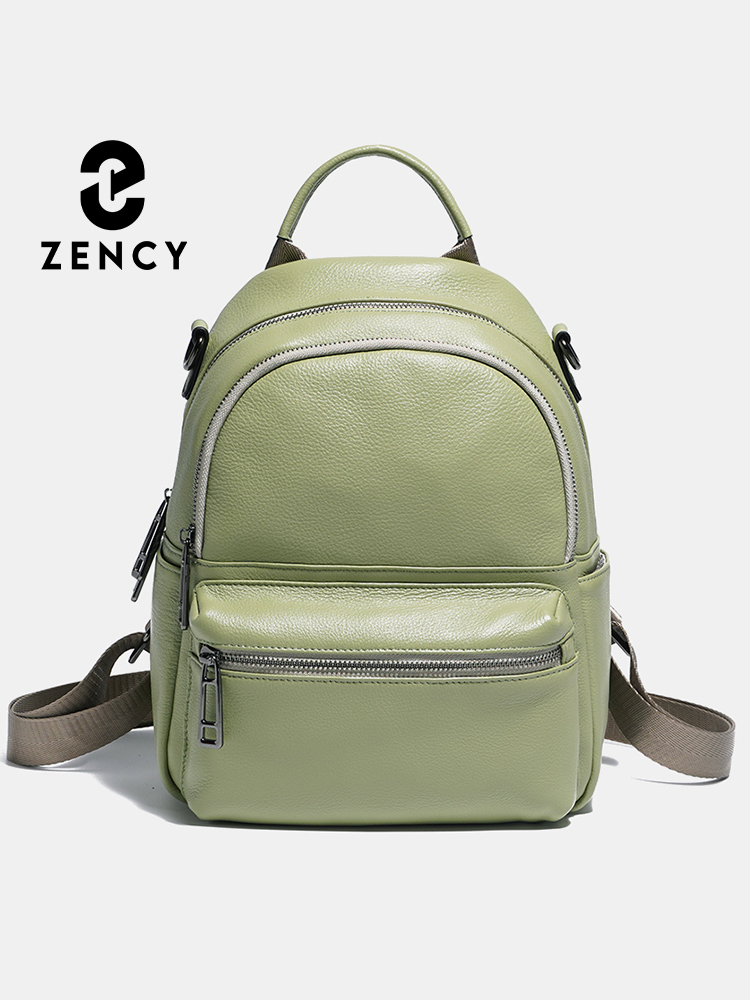 Women Bags White - Zensi tas punggung kulit wanita, ransel