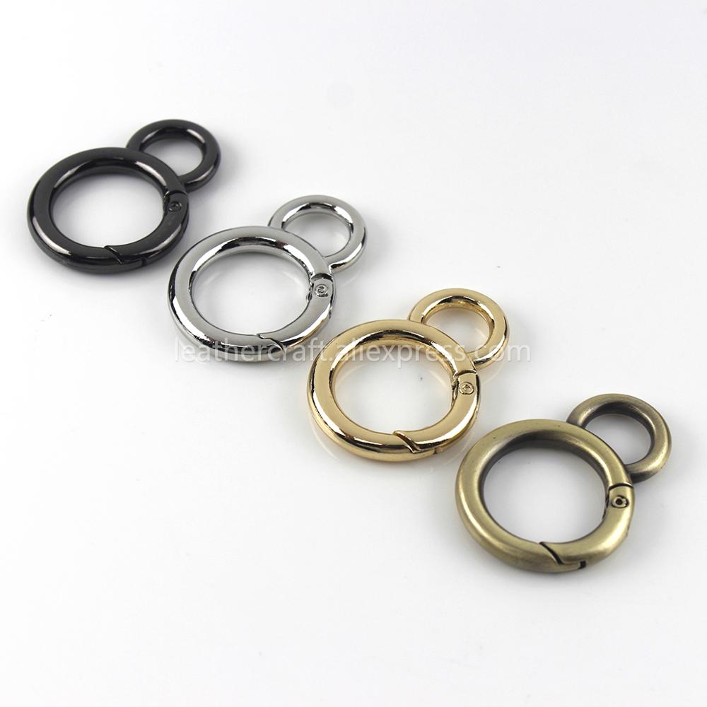 Logam Lingkaran Snap Hook Spri - Circle Round Bag ulasan dan harga