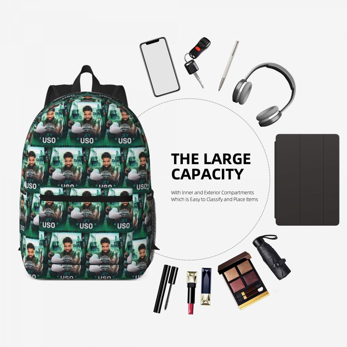 Winner WWE Jey Uso Backpack Da - Women Bags Winners ulasan dan harga