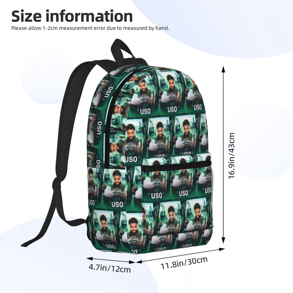Winner WWE Jey Uso Backpack Da - Women Bags Winners ulasan dan harga