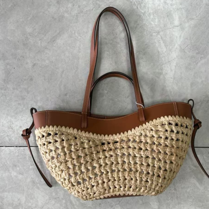 Tas Pantai Tenun Berongga Berm - Women'S Raffia Bags ulasan dan harga