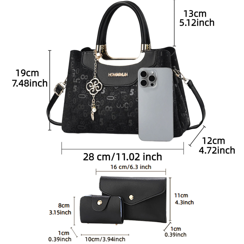 Set Tas Tangan Wanita 3-in-1,  - Women Bags Luxury ulasan dan harga
