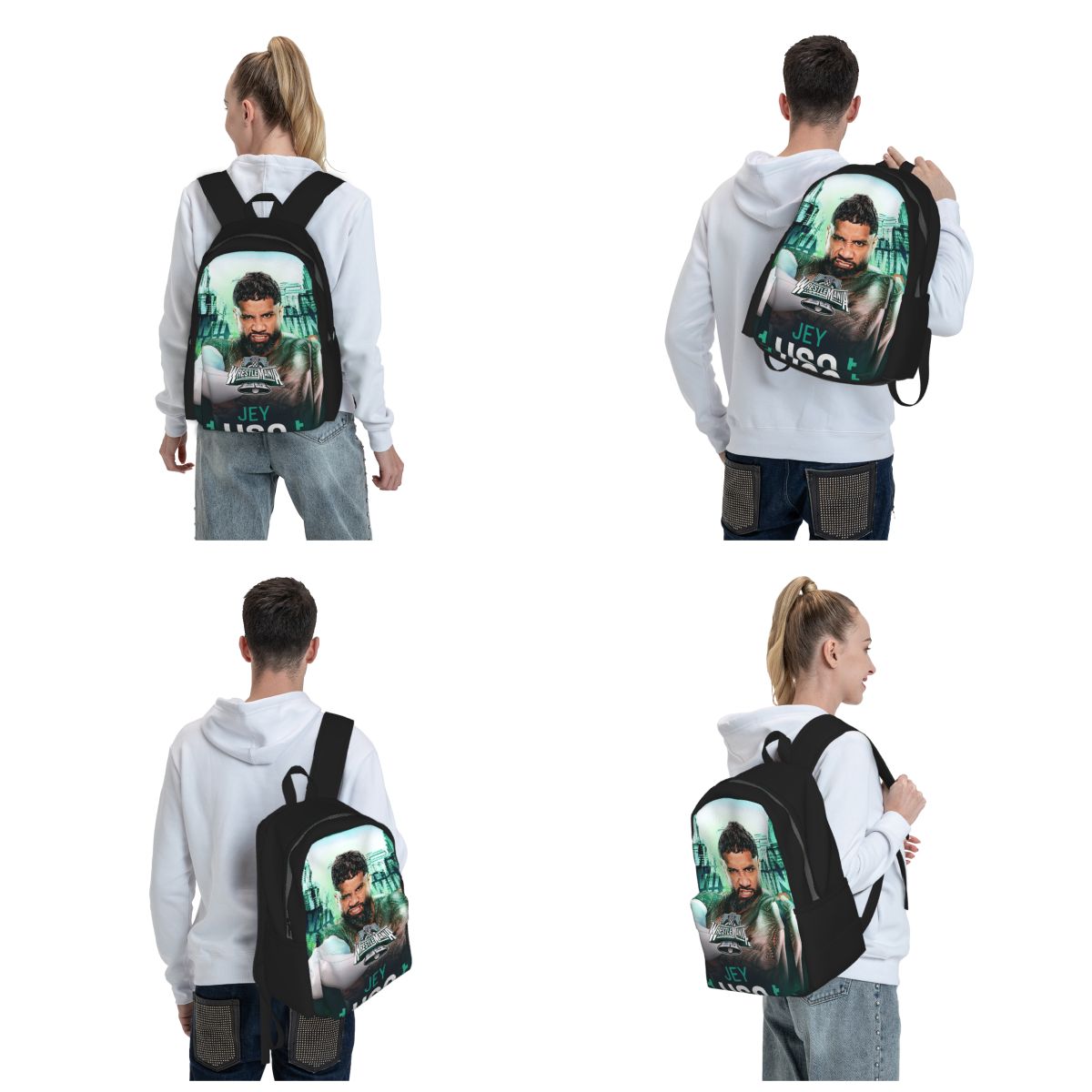 Winner WWE Jey Uso Backpack Da - Women Bags Winners ulasan dan harga