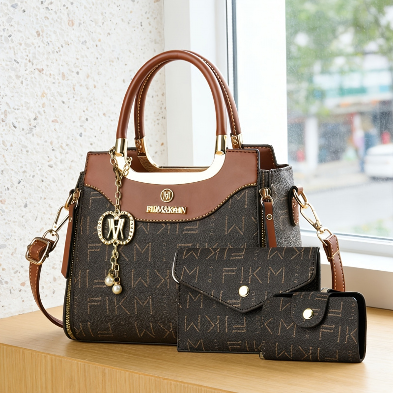 Set 3 tas wanita mewah bermoti - Women Bags Luxury ulasan dan harga