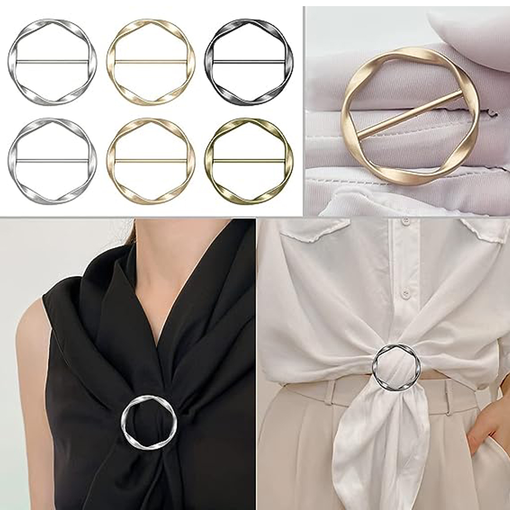 2 buah klip syal dan cincin t- - Circle Round Bag ulasan dan harga