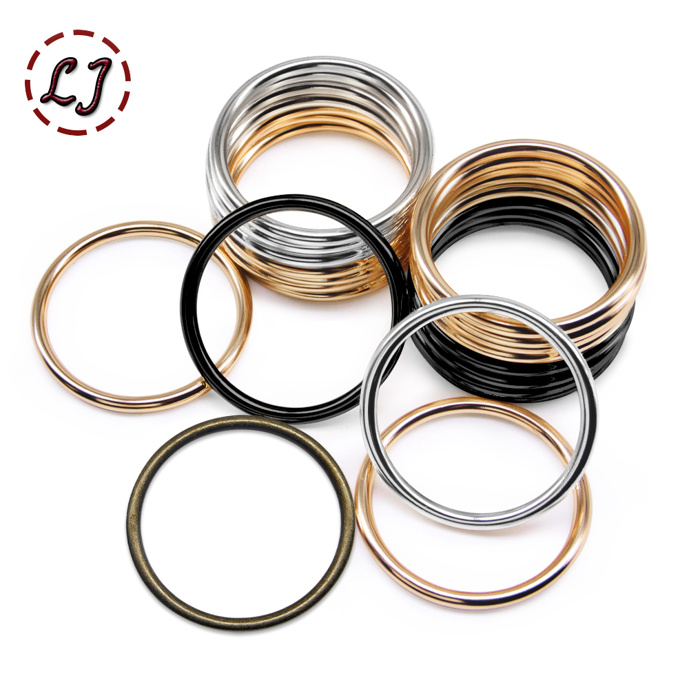 Baru 10 buah 58mm emas perungg - Circle Round Bag ulasan dan harga