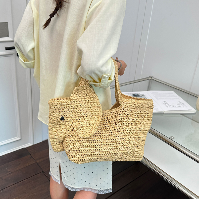 Tas Tangan Anyaman Rafia Bentu - Women'S Raffia Bags ulasan dan harga