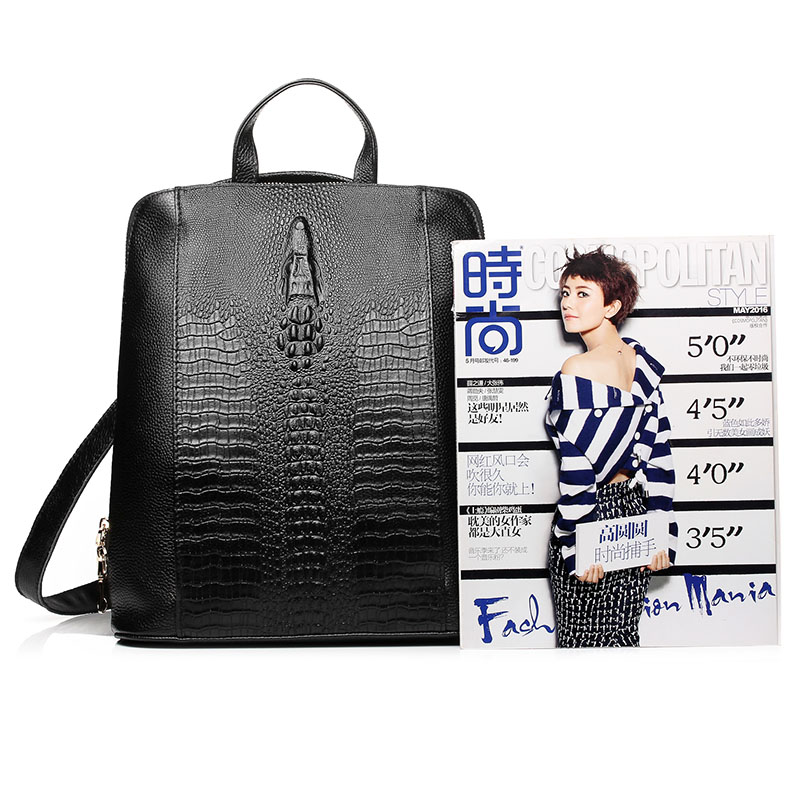 Zency 100% ransel kulit asli w - Women Bags White ulasan dan harga