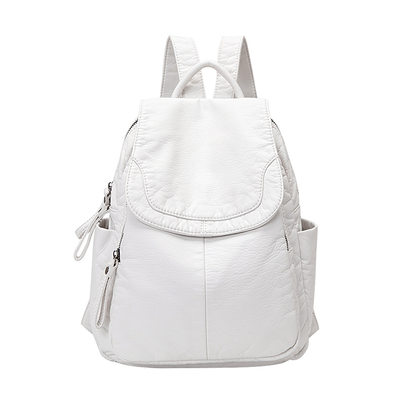Tas punggung wanita, ransel pu - Women Bags White ulasan dan harga
