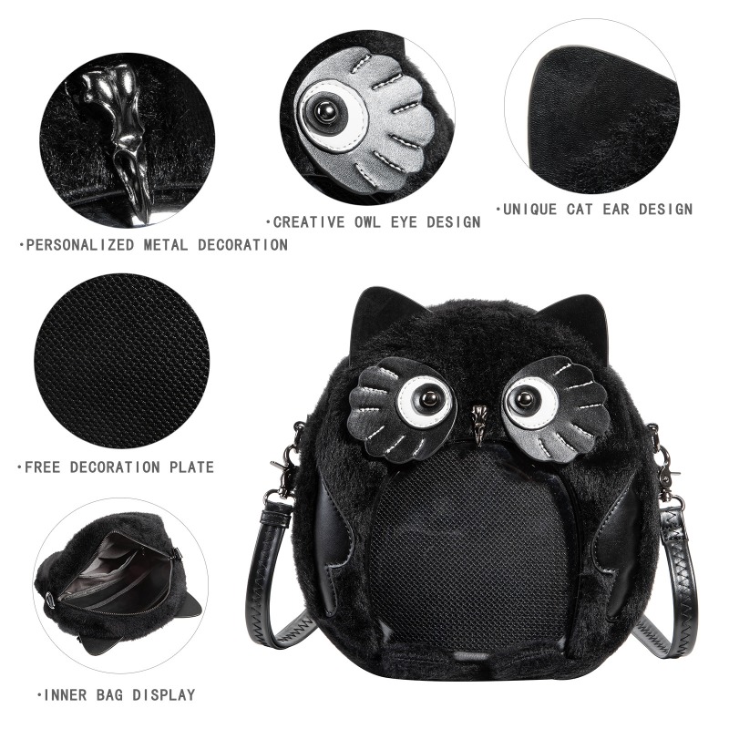 Tas Selempang Y2K Goth Black C - Women Bags Collection ulasan dan harga