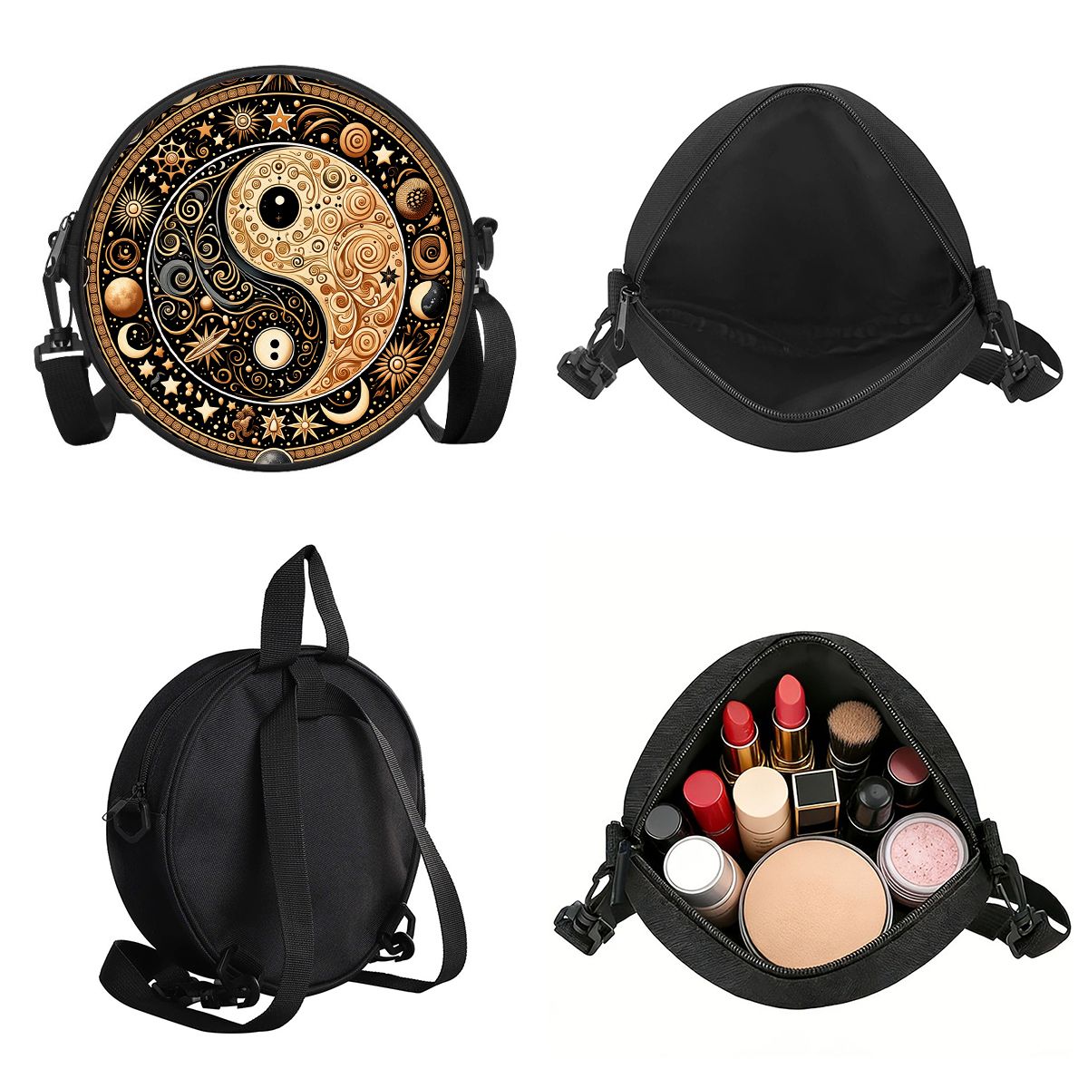 Tas Selempang Wanita Motif Del - Circle Round Bag ulasan dan harga