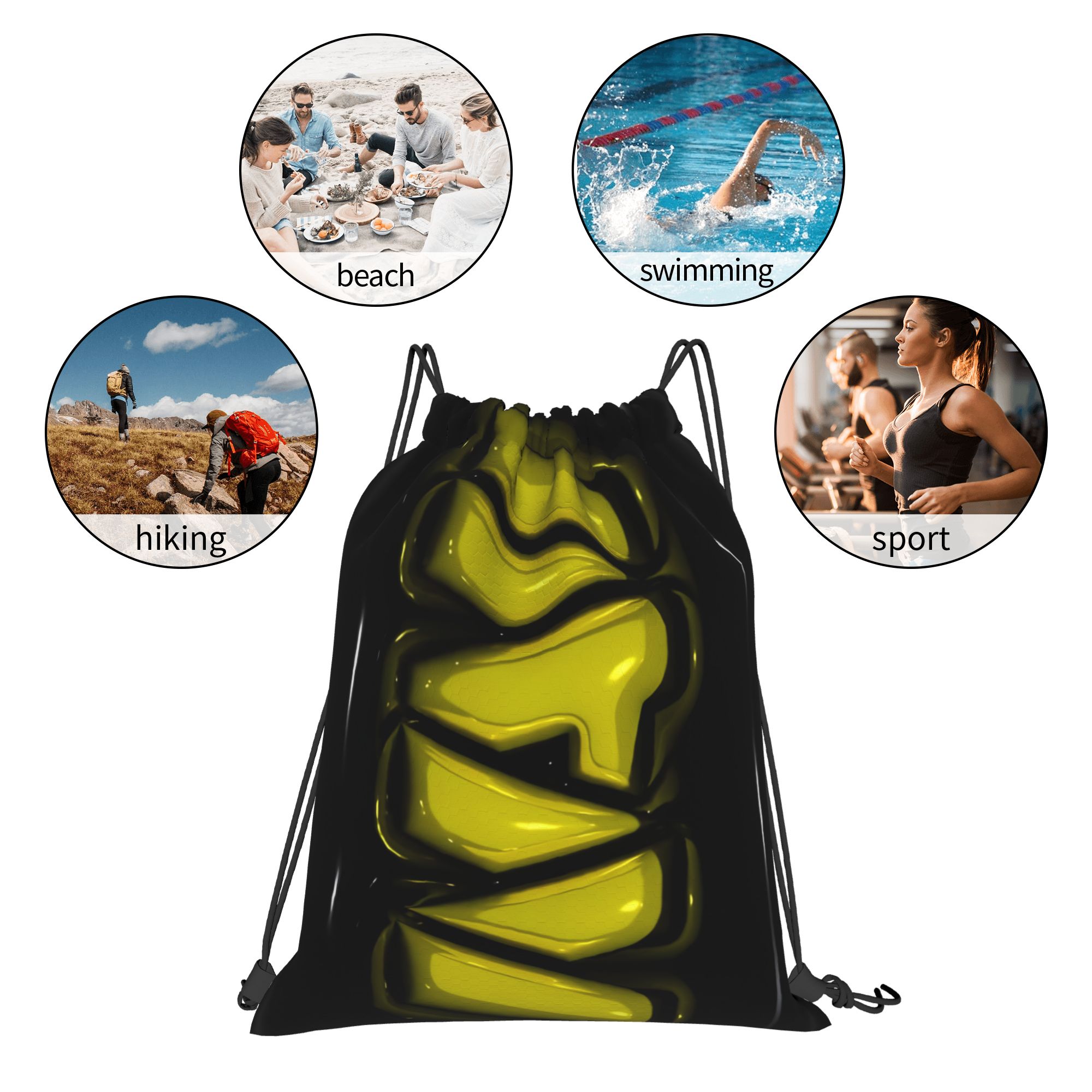 1 Buah Tas Serut Gambar Nave P - Women Bags Winners ulasan dan harga