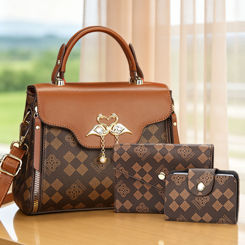 Set tas wanita 3-in-1, tas sel - Women Bags Luxury ulasan dan harga