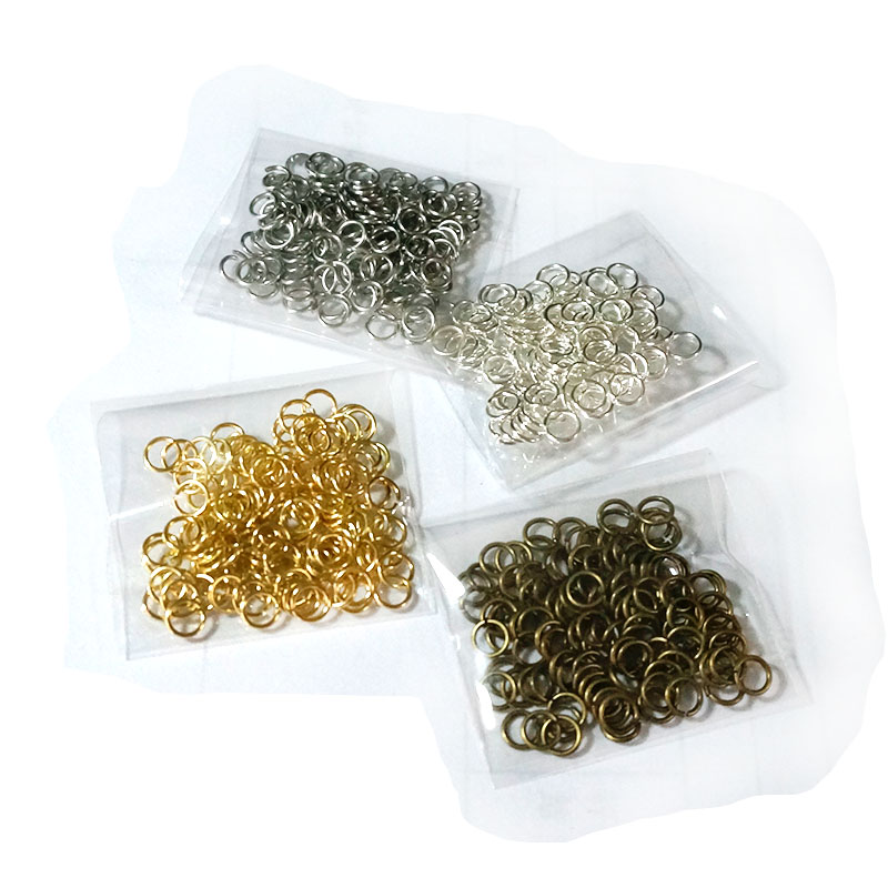 200 pcs Cincin Logam Terbuka 4 - Circle Round Bag ulasan dan harga