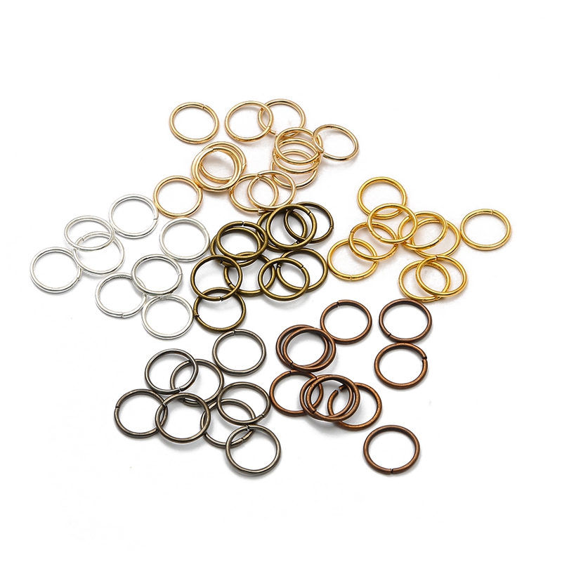 200 pcs Cincin Logam Terbuka 4 - Circle Round Bag ulasan dan harga