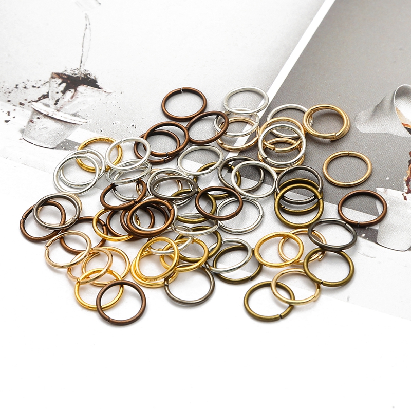 200 pcs Cincin Logam Terbuka 4 - Circle Round Bag ulasan dan harga