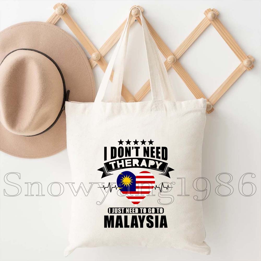 Tas Tote Kanvas Wanita Motif B - Women Bags Malaysia ulasan dan harga
