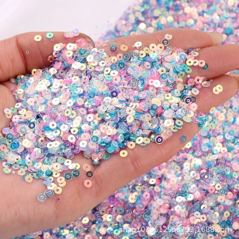 2mm 3mm 4mm Laser Hologram pay - Circle Round Bag ulasan dan harga